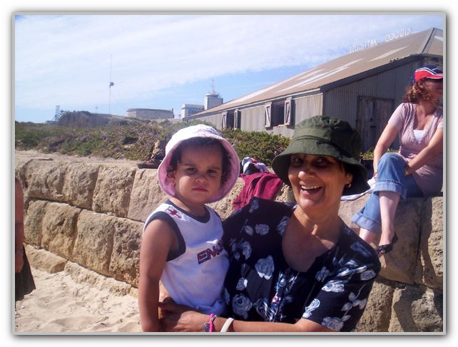 Mum and Ebz at South Beach Feb 11th 2007